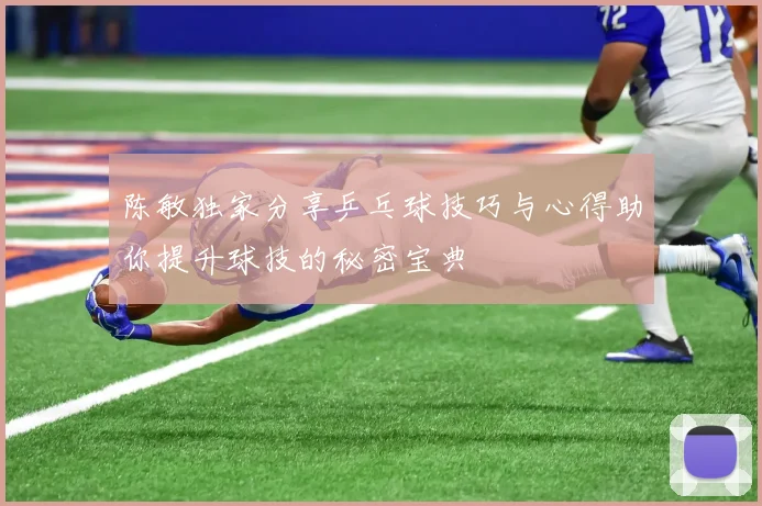 陈敏独家分享乒乓球技巧与心得助你提升球技的秘密宝典