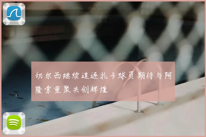 切尔西继续追逐扎卡球员期待与阿隆索重聚共创辉煌